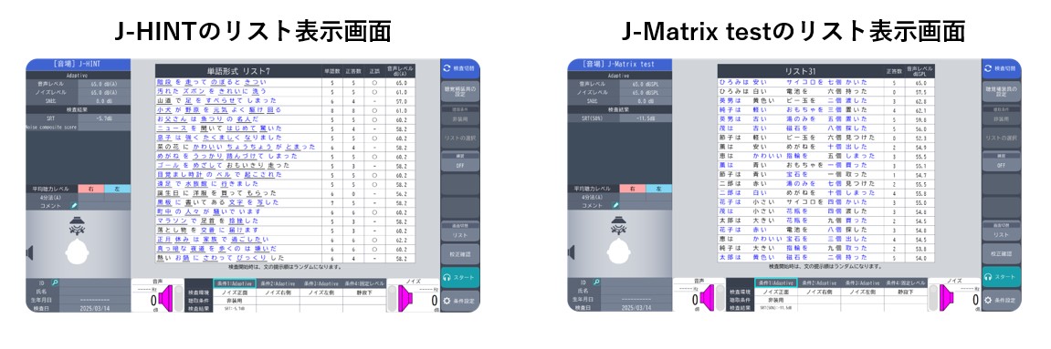 J-HINT、J-Matrix test